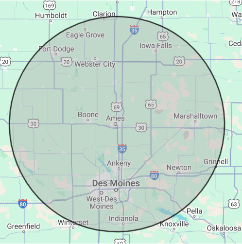 Service Area Map